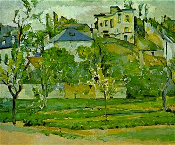 Le Jardin de Maubuisson, Pontoise, par Paul Cézanne, Yorck