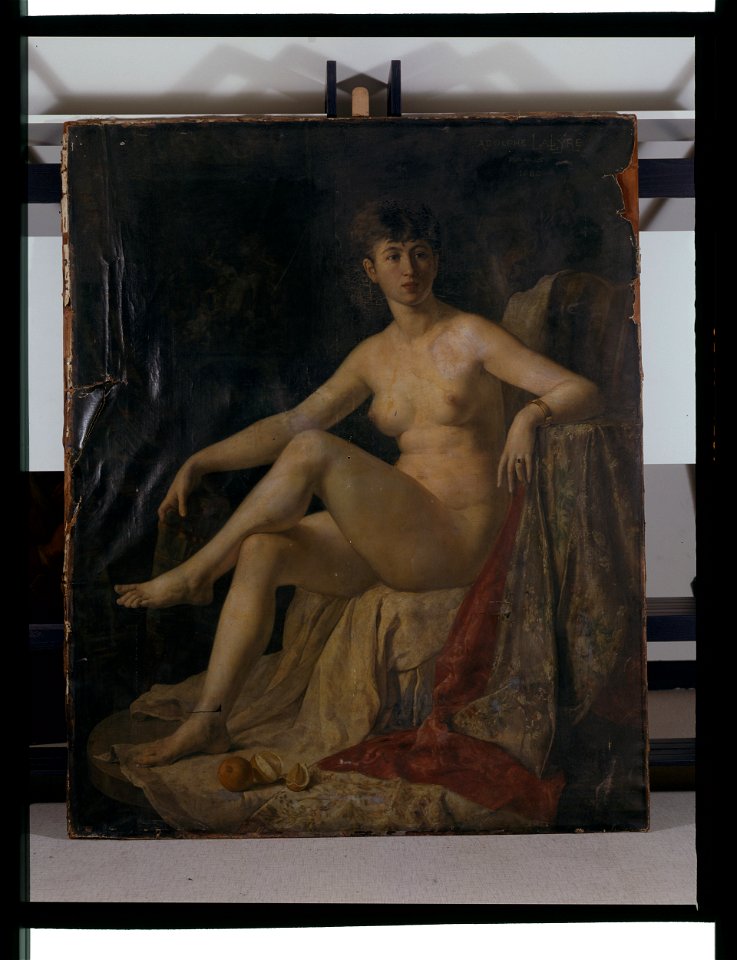Le modèle - Adolphe Lalyre - musée d'art et d'histoire de Saint-Brieuc, DOC 185