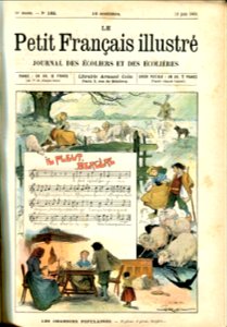 Le petit Français ill13 juin 1903, Il pleut, il pleut, bergère