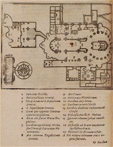 Le plan de l”Eglise de SSepulchre et de la montagne de Calvarie de N Seigneur - Cootwijck Johannes Van - 1619