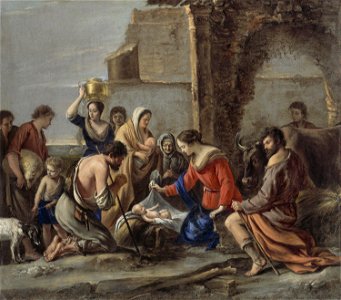 Le Nain - The Adoration of the Shepherds, 1644