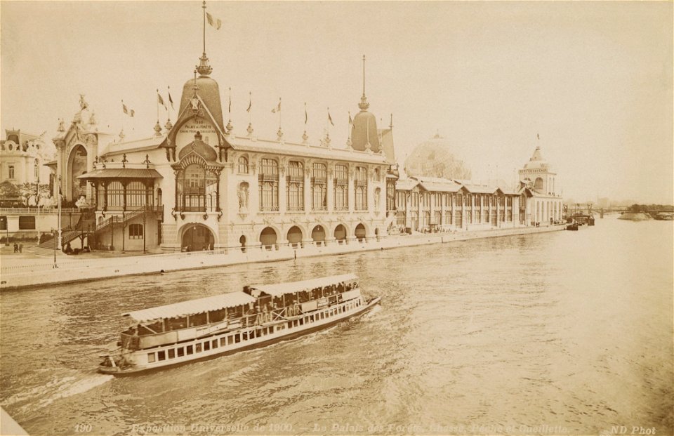 Le Palais des Forêts, Chasse, Pêche et Cueillette, Exposition Universelle 1900