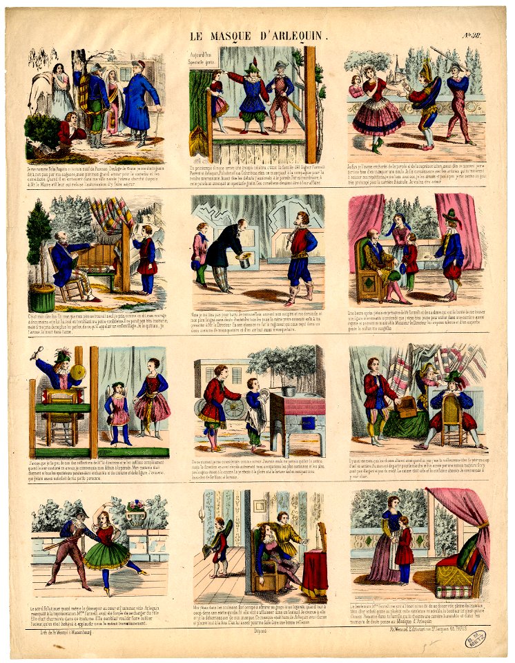 Le masque d'Arlequin