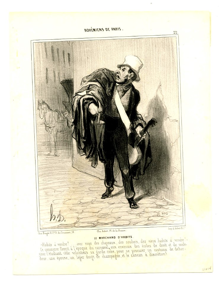 Le marchand d'habits (the clothes-seller) (BM 1938,1008.144)