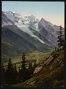 Le Montblanc, vu de la route de la Flégere LCCN2017650159