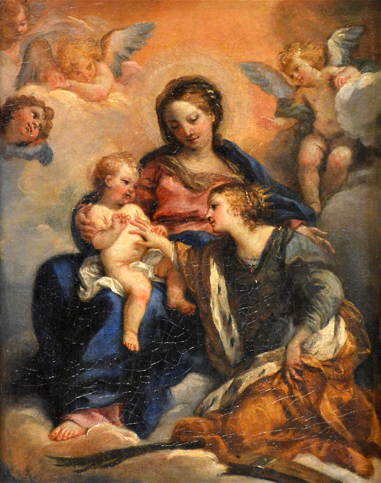 Le Mariage mystique de sainte Catherine - Giuseppe Passeri - Q18573759