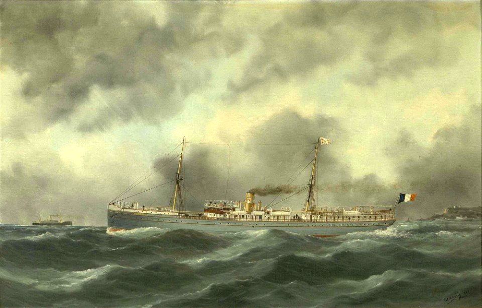 Le paquebot Paraguay 1907