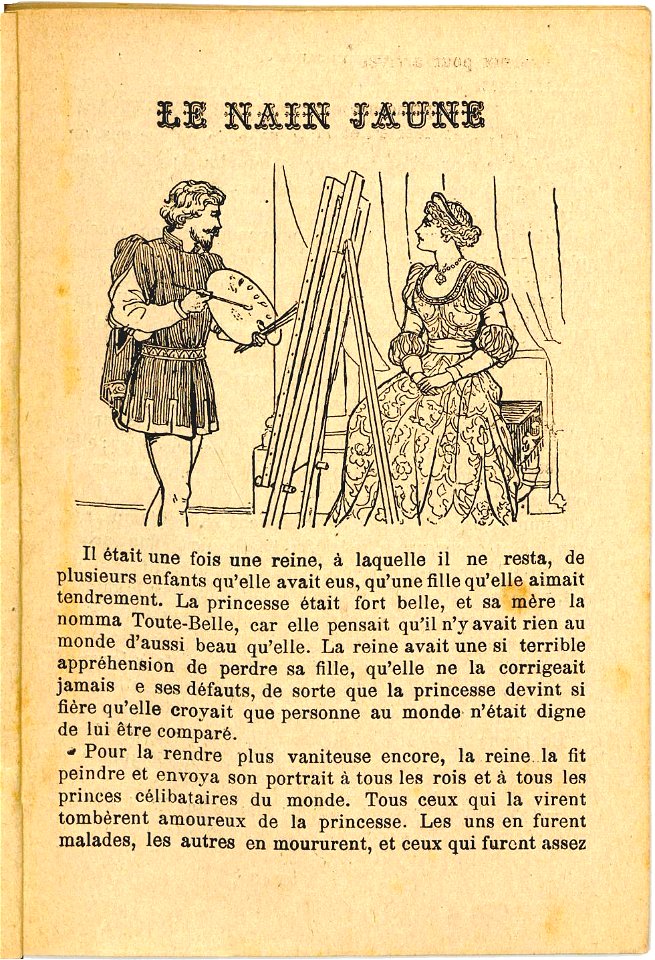 Le Nain jaune Aulnoy