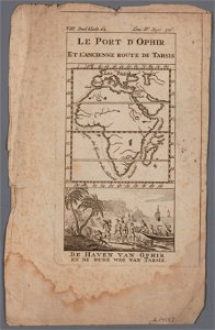 Le port d'Ophir et l'ancienne rout de Tarsis, objectnr A 14193