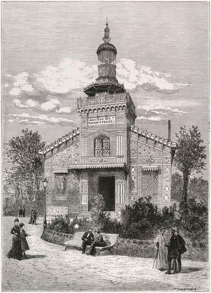 Le pavillon des travaux publics, 1878
