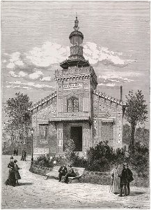 Le pavillon des travaux publics, 1878