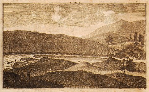 Le Montagne des Oliviers et la Mer Morte - Bruyn Cornelis De - 1714