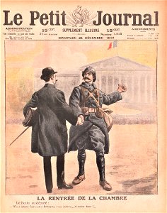 Le Petit Journal - 21 décembre 1919 - La rentrée de la Chambre