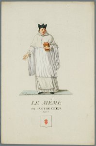 Le même en habit de choeur, objectnr A 16338