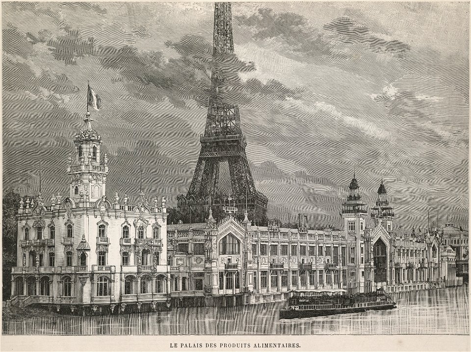 Le palais des produits alimentaires, Exposition universelle 1889