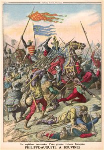 Le Petit Journal - Philippe-Auguste à Bouvines