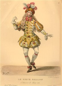 Le Sieur Ballon, 1er Danseur de Louis XIV (BM 1871,1209.2532 1)