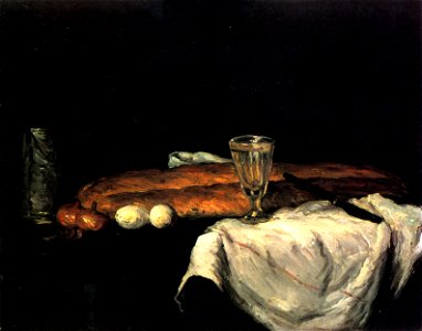 Le pain et les œufs, par Paul Cézanne, Yorck