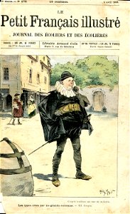 Le Petit Français ill 1903 Crispin méditant un tour de son façon, par Henry Morin
