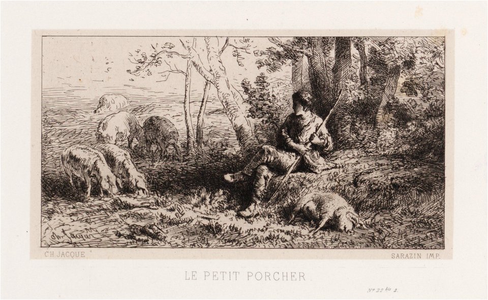 Le petit porcher, objectnr A 15010