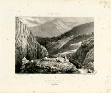 Le Pas de l'Echelle - Gorge de Luz à Gavarnie (Hautes-Pyrénées) - Fonds Ancely - B315556101 A GELIBERT 4 001