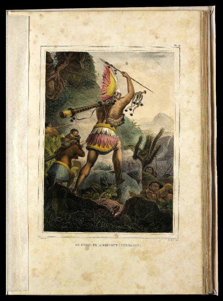 Le Signal de la Retraite (Coroados.). (2), da Coleção Brasiliana Iconográfica