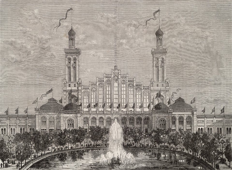 Le palais du Trocadéro, 1878