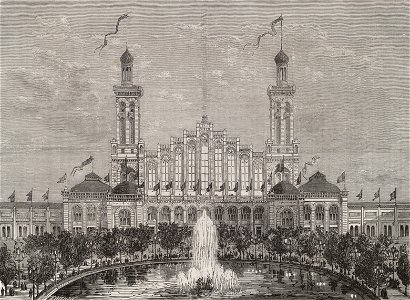 Le palais du Trocadéro, 1878
