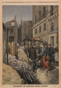 Le Petit Journal - Arrestation du lieutenant-colonel Picquart