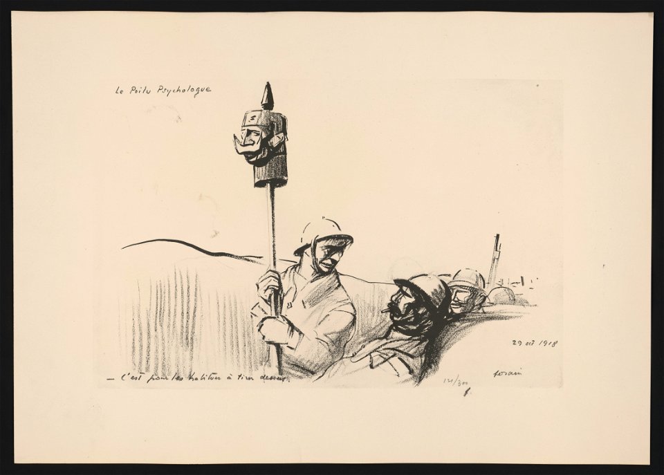 Le Poilu psychologue. C'est pour les habitues a fin desseus LCCN2015648491