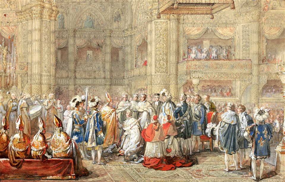 Le sacre du Roi Charles X à Reims