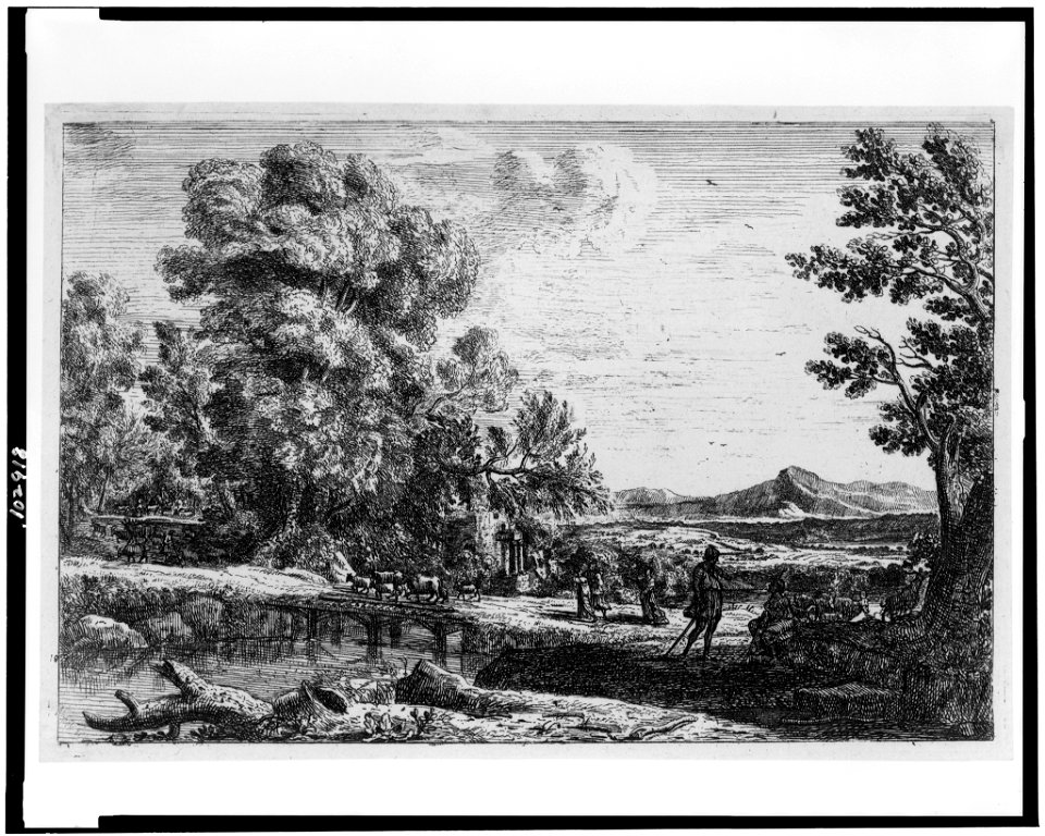 Le pont de bois LCCN92500803
