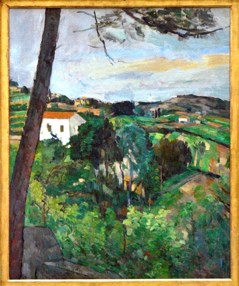 Le pin à l'Estaque (P. Cézanne, Musée de l'Orangerie)