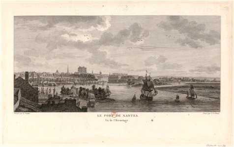 Le Port De Nantes Vu de l'Hermitage btv1b53185619d