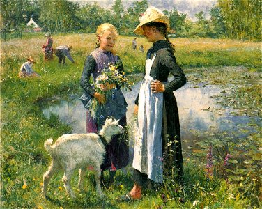 Le petit étang. Evariste Carpentier