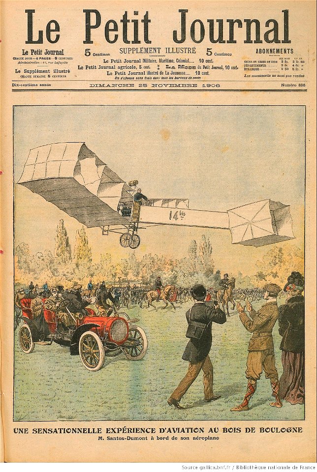Le Petit Journal Santos Dumont 25 Novembre 1906