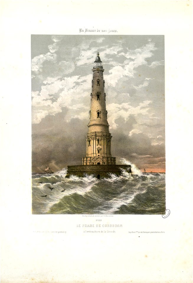 Le Phare de Cordouan à l'embouchure de la Gironde - Fonds Ancely - B315556101 A MERCEREAU 7 081