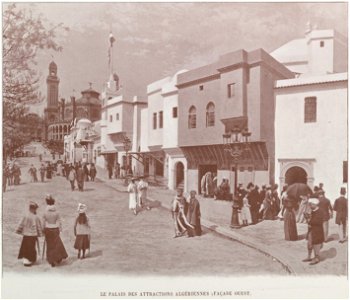 Le palais des attractions algériennes, façade Ouest