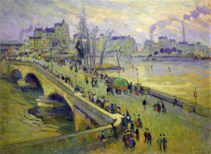 Le pont Corneille, Rouen - Robert Antoine Pinchon (French, 1886-1943)