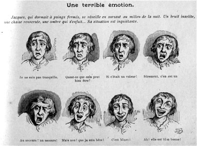 Le Petit Français ill 1903 - Une terrible émotion. Free illustration for personal and commercial use.