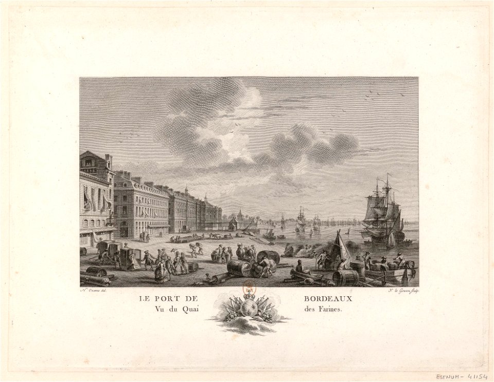 Le Port De Bordeaux Vu du Quai des Farines btv1b531856340