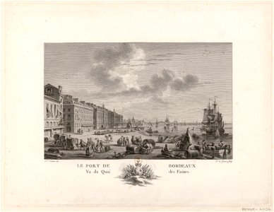 Le Port De Bordeaux Vu du Quai des Farines btv1b531856340