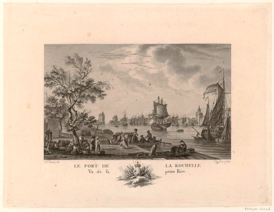Le Port De La Rochelle Vu de la petite Rive btv1b53185628c