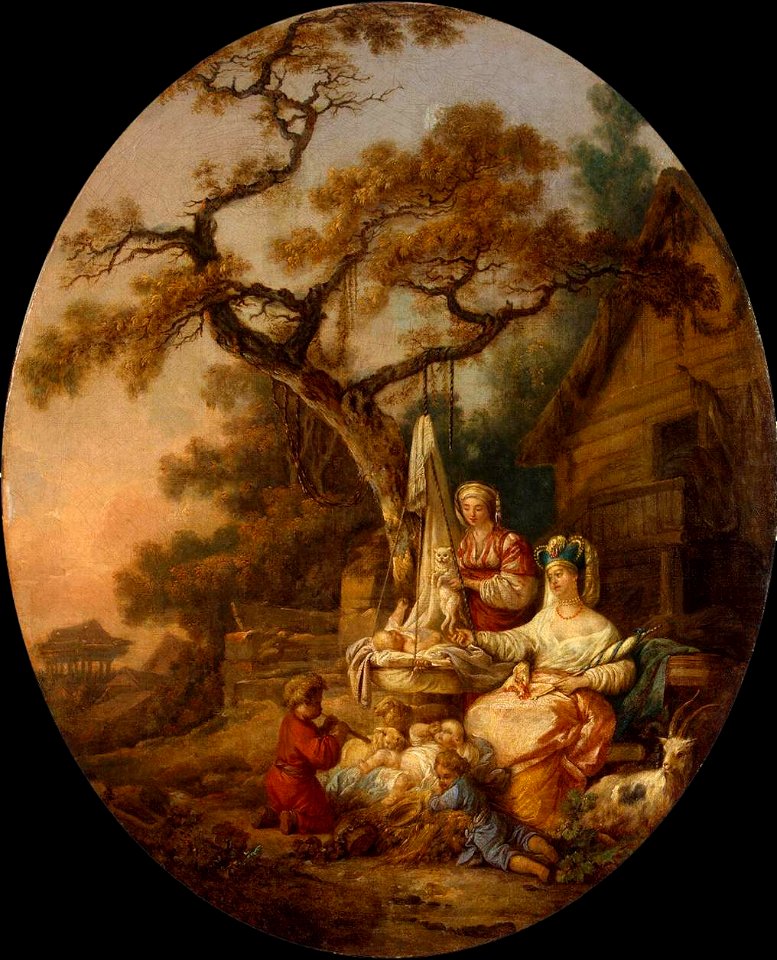 Jean-Baptiste Le Prince - Scene from Russian Everyday Life - WGA12600