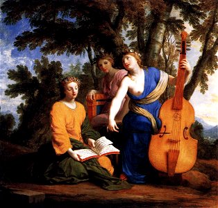 Le Sueur, Eustache - Melpomène, Érato et Polymnie - 1652 - 1655