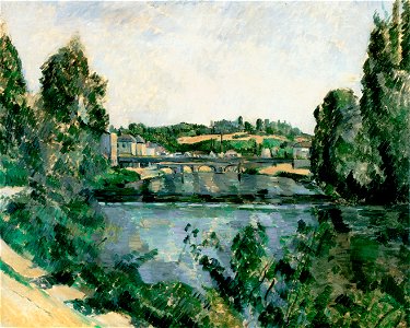 Le Pont et le déversoir à Pontoise, par Paul Cézanne, FWN 173