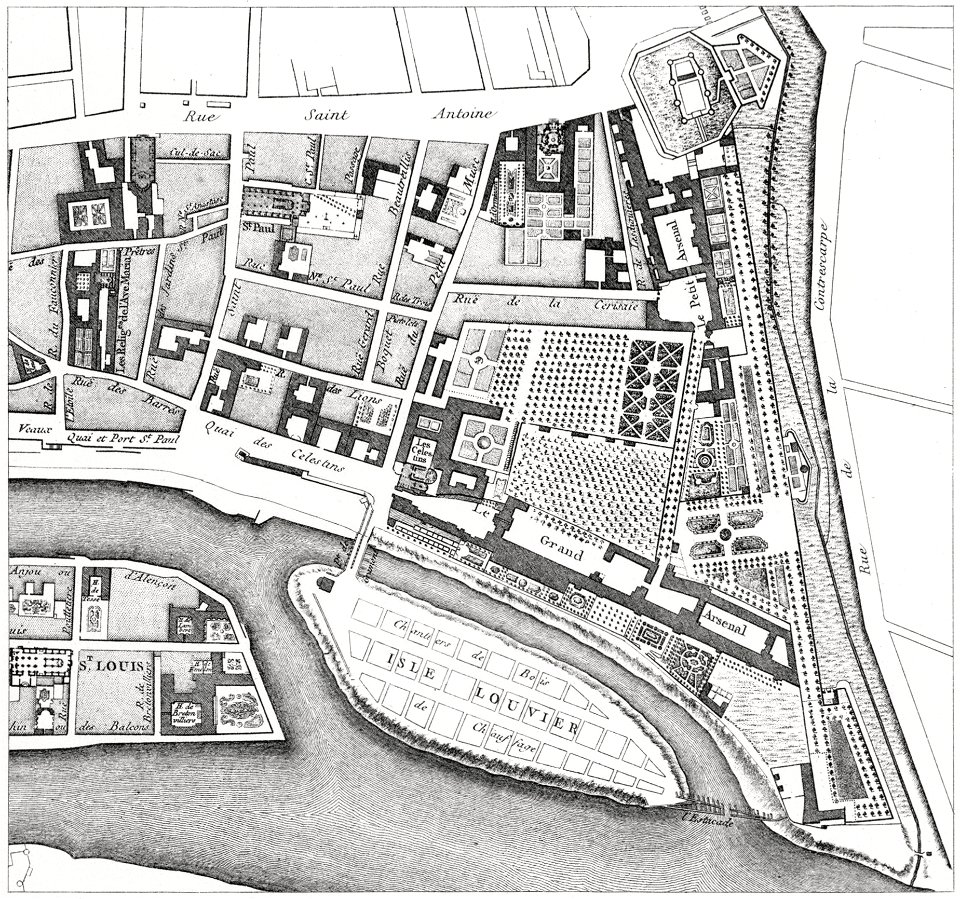 Le Quartier de l'Arsenal, 1773