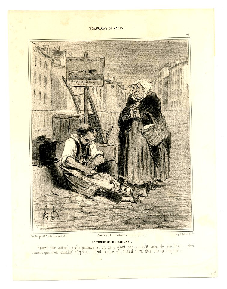 Le tondeur de chiens (The dog-shearer) (BM 1938,1008.143)