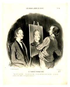 Le premier portrait payé (The first paid portrait) (BM 1918,0511.129)