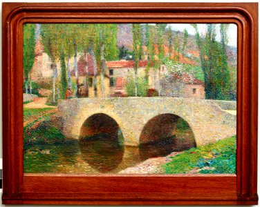 Le Pont à Labastide-du-Vert Henri Martin musée de Cahors Henri-Martin 2012.4.9